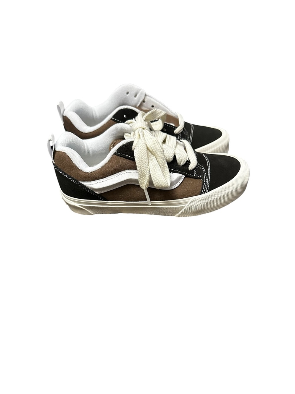 Vans Low-Top Athletic Sneakers in Black and Brown